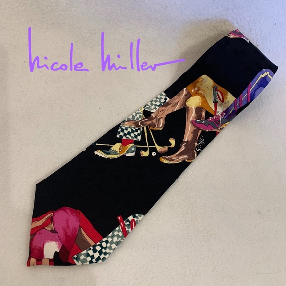 Nicole Miller Other - Nicole Miller Silk Tie 100% printed silk Gently worn